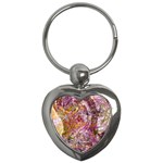 Abstract pink blend Key Chain (Heart)