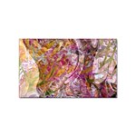 Abstract pink blend Sticker (Rectangular)