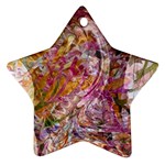 Abstract pink blend Star Ornament (Two Sides)