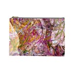 Abstract pink blend Cosmetic Bag (Large)