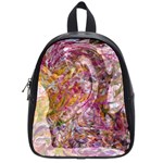 Abstract pink blend School Bag (Small)