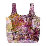 Abstract pink blend Full Print Recycle Bag (L)