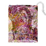 Abstract pink blend Drawstring Pouch (4XL)