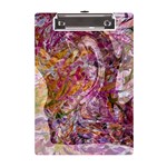 Abstract pink blend A5 Acrylic Clipboard