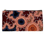 Authentic Aboriginal Art - Pathways Pencil Case Front
