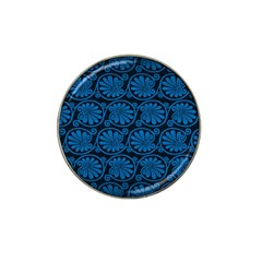 Blue Floral Pattern Floral Greek Ornaments Hat Clip Ball Marker (10 Pack) by nateshop