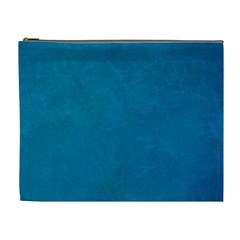 Blue Stone Texture Grunge, Stone Backgrounds Cosmetic Bag (xl) by nateshop