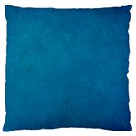 Blue Stone Texture Grunge, Stone Backgrounds Large Cushion Case (Two Sides) Front