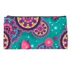 Floral Pattern, Abstract, Colorful, Flow Pencil Case by nateshop