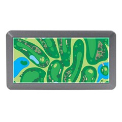 Golf Course Par Golf Course Green Memory Card Reader (mini) by Cemarart