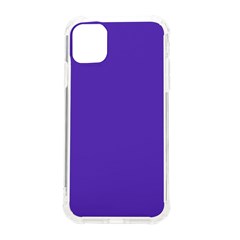 Ultra Violet Purple Iphone 11 Tpu Uv Print Case by bruzer