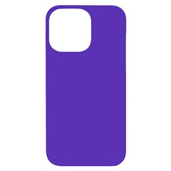 Ultra Violet Purple Iphone 14 Pro Max Black Uv Print Case by bruzer