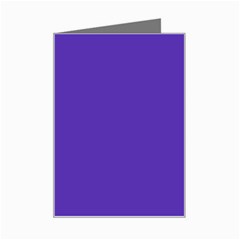 Ultra Violet Purple Mini Greeting Card by bruzer