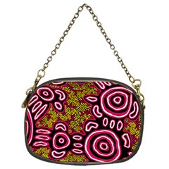 Authentic Aboriginal Art - You Belong Chain Purse (two Sides) by hogartharts