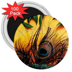 Asian Retro Vintage Art Korea China Japan 3  Magnets (100 Pack) by Cemarart