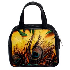 Asian Retro Vintage Art Korea China Japan Classic Handbag (two Sides) by Cemarart