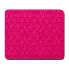 Pink Pattern, Abstract, Background, Bright Large Mousepad by nateshop
