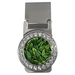 Green Leaves Money Clips (cz)  by goljakoff