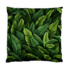 Green Leaves Standard Cushion Case (one Side) by goljakoff