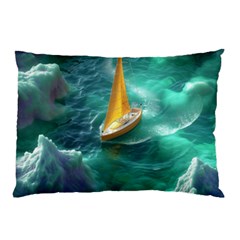 Dolphin Sea Ocean Pillow Case (two Sides) by Cemarart