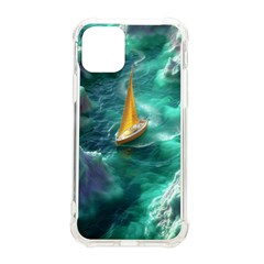 Silk Waves Abstract Iphone 11 Pro 5 8 Inch Tpu Uv Print Case by Cemarart