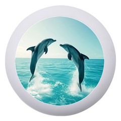 Dolphin Sea Ocean Dento Box With Mirror by Cemarart