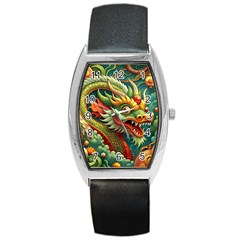 Chinese New Year ¨c Year Of The Dragon Barrel Style Metal Watch