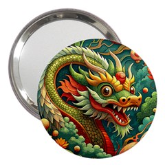 Chinese New Year ¨c Year Of The Dragon 3  Handbag Mirrors