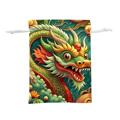 Chinese New Year ¨c Year Of The Dragon Lightweight Drawstring Pouch (m)