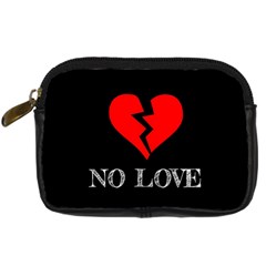 No Love, Broken, Emotional, Heart, Hope Digital Camera Leather Case by nateshop