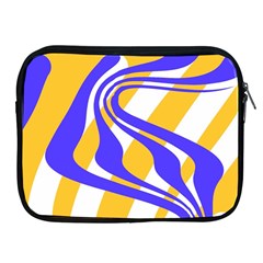 Print Pattern Warp Lines Apple Ipad 2/3/4 Zipper Cases by Cemarart