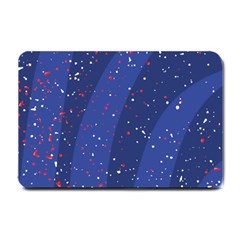 Texture Multicolour Ink Dip Flare Small Doormat by Cemarart