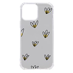 Pattern Leaves Daisies Print Iphone 13 Pro Max Tpu Uv Print Case by Cemarart