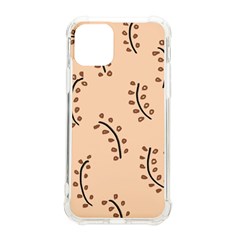 Leaves Plants Dots Pattern Iphone 11 Pro 5 8 Inch Tpu Uv Print Case by Cemarart