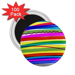 Print Ink Colorful Background 2 25  Magnets (100 Pack)  by Cemarart