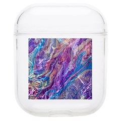 Amethyst Flow Soft Tpu Airpods 1/2 Case by kaleidomarblingart