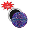 Cobalt arabesque 1.75  Magnets (100 pack) 