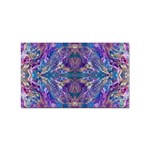 Cobalt arabesque Sticker (Rectangular)