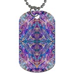 Cobalt arabesque Dog Tag (Two Sides)