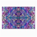 Cobalt arabesque Postcards 5  x 7  (Pkg of 10)