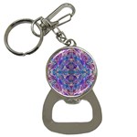 Cobalt arabesque Bottle Opener Key Chain