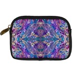 Cobalt arabesque Digital Camera Leather Case