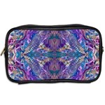 Cobalt arabesque Toiletries Bag (Two Sides) Back