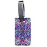 Cobalt arabesque Luggage Tag (one side)