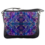 Cobalt arabesque Messenger Bag