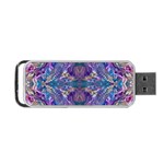 Cobalt arabesque Portable USB Flash (Two Sides)