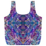 Cobalt arabesque Full Print Recycle Bag (XXXL)