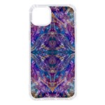 Cobalt arabesque iPhone 14 Plus TPU UV Print Case