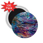 Abstarct cobalt waves 2.25  Magnets (100 pack) 