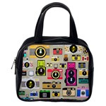 Retro Camera Pattern Graph Classic Handbag (Two Sides) Back